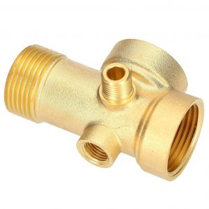Racor Tee Conector De 5 Vias Para Hidroneumático 8cm Largo